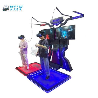 VR 射撃 射撃 銃 シミュレーター 9d 仮想現実 アリーナ 2 プレイヤー フルーツ 忍者 音楽 ダンス 革命 ゲーム マシン