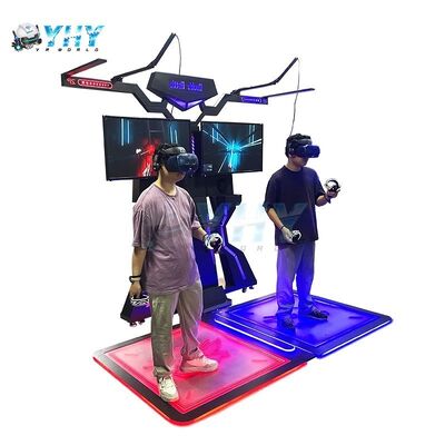 インタラクティブな室内遊び場 VR 銃撃シミュレーター ゲームマシン 販売 アーケード VR バトルマシン Htc Vr メガネ