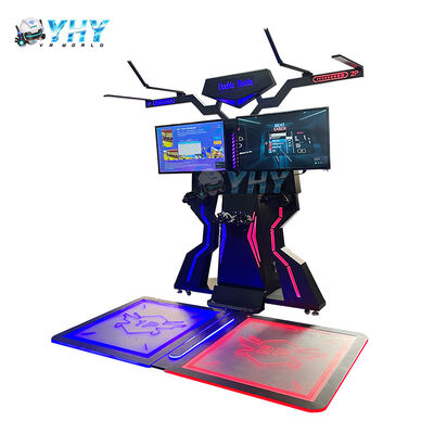 VR 射撃 射撃 銃 シミュレーター 9d 仮想現実 アリーナ 2 プレイヤー フルーツ 忍者 音楽 ダンス 革命 ゲーム マシン