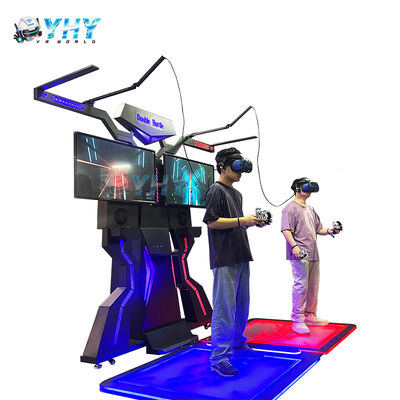 2人のプレイヤー FPS VR カット・ウォーカー アーケード・トレードミル 9D VRシミュレーター ウォーキング・プラットフォーム