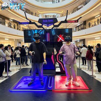 VR 射撃 射撃 銃 シミュレーター 9d 仮想現実 アリーナ 2 プレイヤー フルーツ 忍者 音楽 ダンス 革命 ゲーム マシン