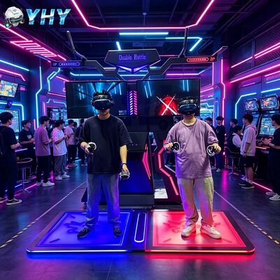 室内マルチプレイヤー 9D VR映画 インタラクティブゲーム シミュレーター プラットフォーム メタル 建築 家用 日常用 60歳以上