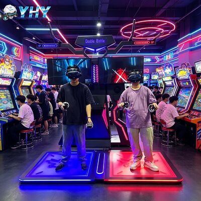 広州ゲームパーク 中国バトルゲーム 2人プレイスペースVR FPSゲームシミュレーター VRアリーナ
