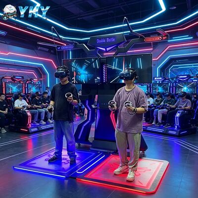アーケード バーチャルリアリティ ダンスミュージックシミュレーター VRウォークプラットフォーム 2人 VRバトルゲームシミュレーター