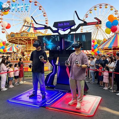2人対称の屋外バーチャルリアリティ ウォーキングシミュレーター 家庭用・教育用 VRウォーカー アークードトレッドミル