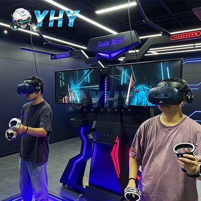 2人のプレイヤー VRウォーカー アーケードトレッドミール マシン VRウォーキングシミュレーター バーチャルリアリティ ウォーキングプラットフォーム 屋内・屋外家庭用