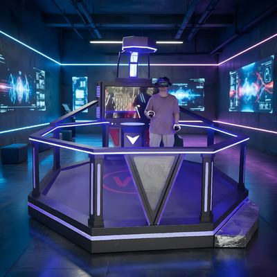 テーマパーク 屋内 稼ぐ 仮想通貨 バトルゲーム マシン VR ウォーキング プラットフォーム