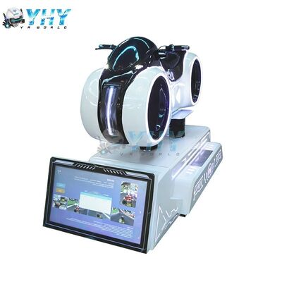 子供向け屋内プレイグラウンド 360バーチャルリアリティ機器 コイン式バイクゲーム 9D VRレーシングカー 9D VRモーターシミュレーター