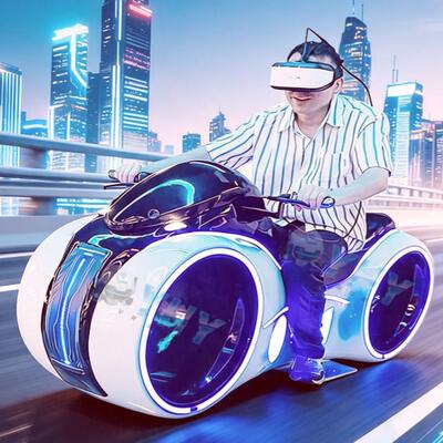 Amusement Park Motor Racing Rides Simulator VR Motorcycle Driving Simulator Racing Gaming Machine