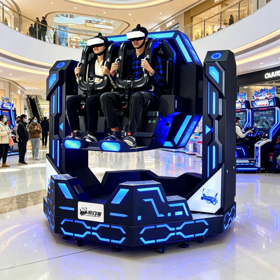 高収入の商用VRテーマパーク 乗車 双人座 1080度ローラーコースター モーションシミュレーター