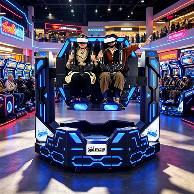 高収入の商用VRテーマパーク 乗車 双人座 1080度ローラーコースター モーションシミュレーター