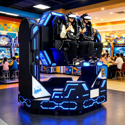 YHY Design Patent 1080 Degree Rotating 9D VR Iron Warrior Roller Coaster Arcade Game Machine
