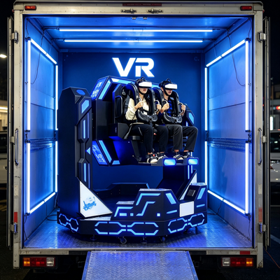 ダブルプレイヤー 1080度回転 VRアイアンウォリアー 360 720 1080 モーションチェア バーチャルリアリティ アーケードマシン