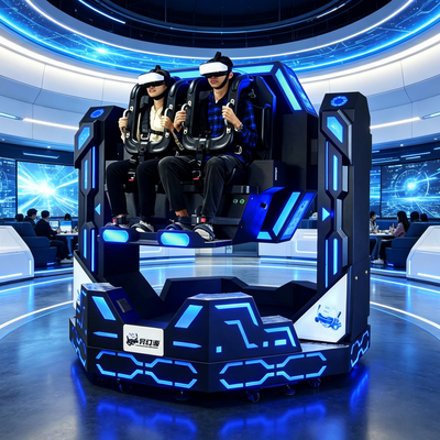 ダブルプレイヤー 1080度回転 VRアイアンウォリアー 360 720 1080 モーションチェア バーチャルリアリティ アーケードマシン
