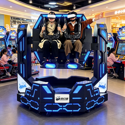 収益性 2 プレイヤー 360 720 1080 度 VR アイアン・ウォリアー モーションシミュレーター テーマパークとゲームセンター用