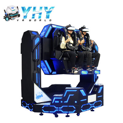 速報 VR アミューズメント ライド 1080度 VR 360 720 1080 フライト&ローラーコースターシミュレーターマシン