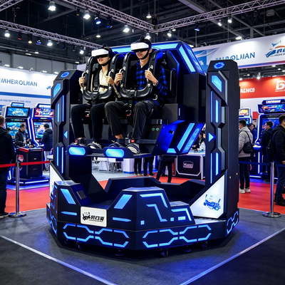 工場直販 1080度 VR アイアンウォリアー 2人乗り ジェットコースターシミュレーター