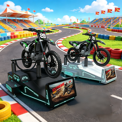 商用VRマウンテンバイクシミュレーター インタラクティブなフィットネス&エクストリームスポーツ アーケードプラットフォーム