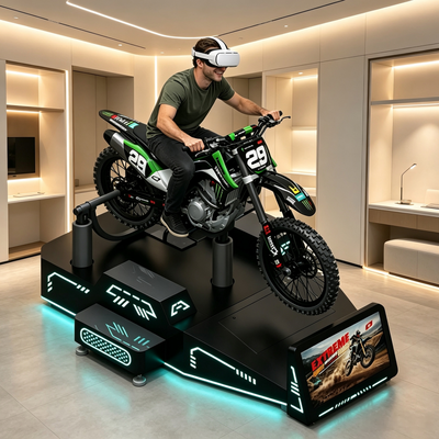 高精度リアルタイム・ムーブメント・フィードバック VR オフロード・モーターサイクル・ムーブメント・プラットフォーム