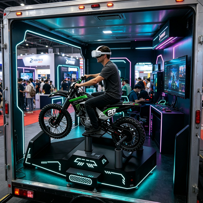 エクストリームスリル 商用VRマウンテンバイクシミュレーター:シングルプレイヤーリアルタイムライディング体験