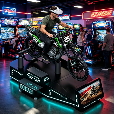 エクストリームスリル 商用VRマウンテンバイクシミュレーター:シングルプレイヤーリアルタイムライディング体験