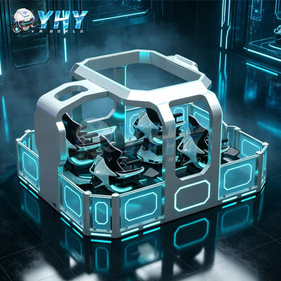 Multi-Unit Sync 4 Players 360 Degree VR Motion Simulator for Commercial VR Parks