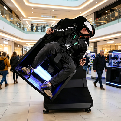High Profit Mini Size 360 Degree Rotation 9D VR Arcade Machine With 5-Point Safety Belt For Shopping Mall Family Entertainment Center