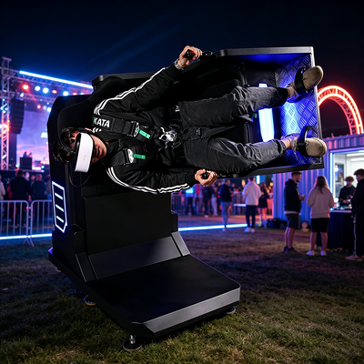 Single-Seater 360 Degree Rotation VR Roller Coaster Machine with High Immersion Effects