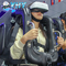 VR公園のための1080の回転VR 360のシミュレーターのゲームのバーチャル リアリティの乗車
