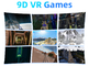 大きい振子VRの経験のゲーム9D 1080の程度のバーチャル リアリティのゲームのシミュレーター
