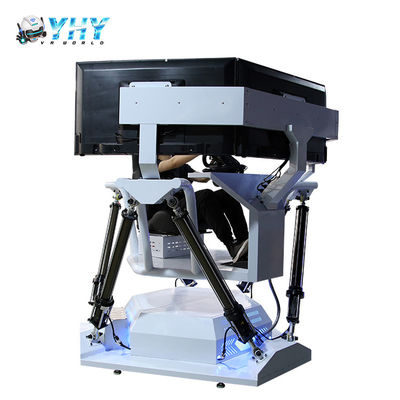 Indoor Three Screens Simulated Car 6 DOF Motion Playing Race Game Racing Simulator For Sale 