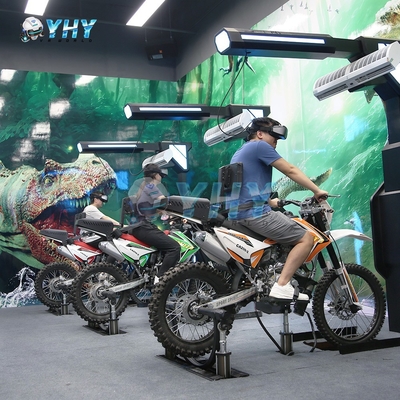 YHY 6人乗りVRバイクゲーム、リアルなHDパノラマビジュアル