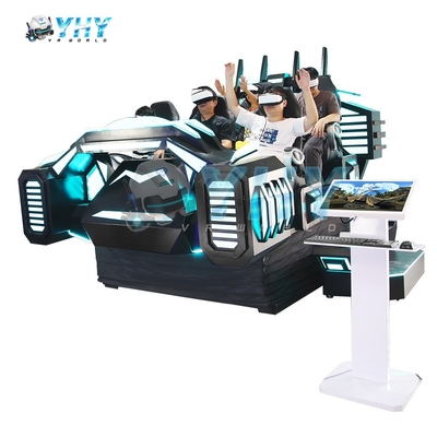 6人乗りVRゲーム機 9Dシアター バーチャルリアリティシネマ 映画シミュレーター 屋内アーケード 楽しいアミューズメントテーマパーク