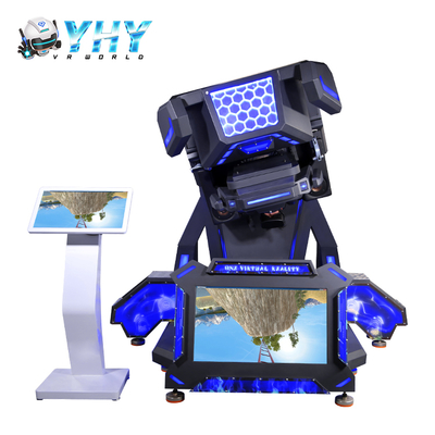 VR 360 フライング ローラーコースター レーシングカー シミュレーター シューティング機能付き ステアリングホイール