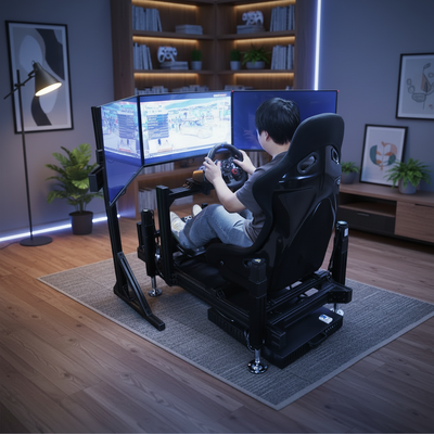 人気 3 スクリーン アーケード カー コックピット レーシング シミュレーター モーション シミュレーター F1 室内・室外 娯楽・レクリエーション