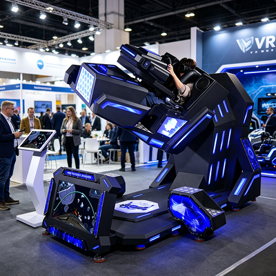 産業級360VRターミネーターシミュレーター 遊園地とFECのためのテーマパーク モバイルトラックビジネス