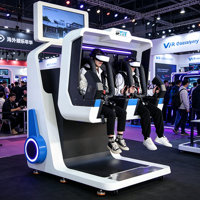 商業用ダブルシート 360度回転VRモーションシミュレーターマシン（ショッピングモール、ゲーミングゾーン向け）