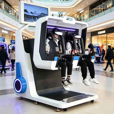 省スペース型ダブルシート 360度VRモーションプラットフォーム（テーマパーク・ショッピングモール向け）