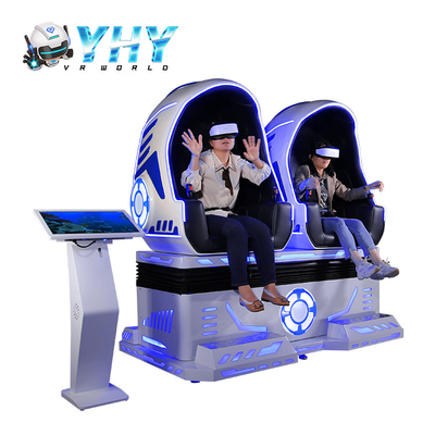 2プレーヤー9D VRの卵の映画館の大人および子供のための複数競技者用バーチャル リアリティの椅子のシミュレーター