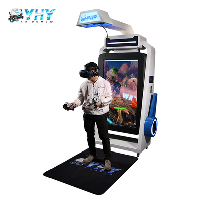 55インチ スクリーンのゲームVRのシミュレーターの屋内家の硬貨はVRの射撃のプラットホームを作動させた