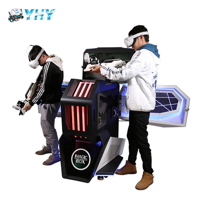 屋内永続的なVRのシミュレーターのゲーム2プレーヤーはPPと撃つ無線ガラスを戦う