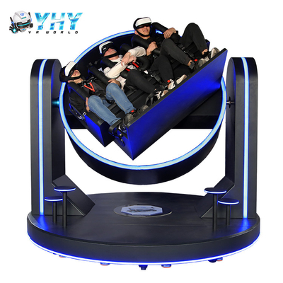 9D VRのシミュレーターのバーチャル リアリティのアーケード機械を回す1080度