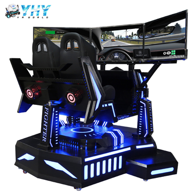 2座席を競争させるシミュレーター3KW力のアーケード機械F1ゲームを競争させる座席3スクリーン