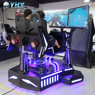 3KW 2人 VRゲームマシン 3DOF 3スクリーン VRレーシングカー