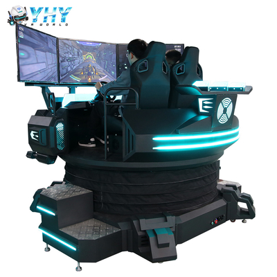 2 3車のゲーム・マシンを運転するシミュレーターVRを競争させるDof 9Dのバーチャル リアリティをつける
